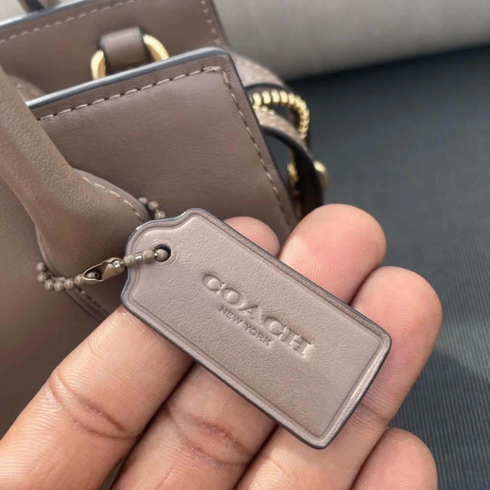 COACH Andrea Carryall Leather Bag - Picture 3 of 14